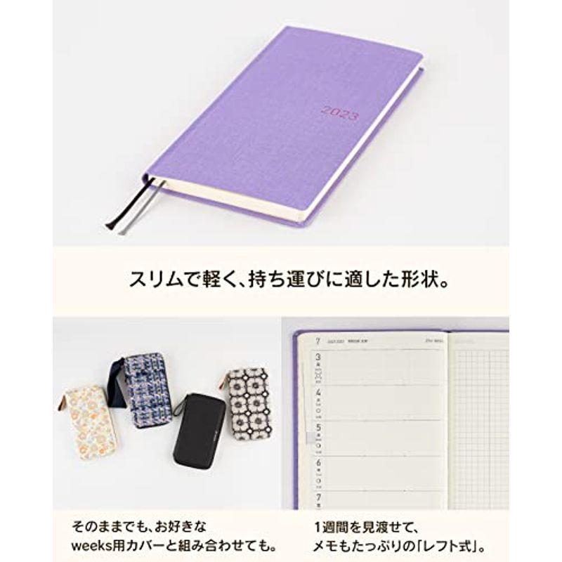 ほぼ日手帳 weeks カラーズ ハピネスピンク 4月始まり 週間手帳 レフト式