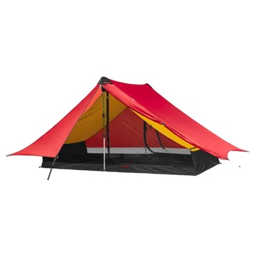 HILLEBERG Anaris 山小屋 黃標 超輕量抗撕裂二人帳篷(外帳耐水壓5000 mm)/雙入口設計/適縱走.登山.露營/018212 紅