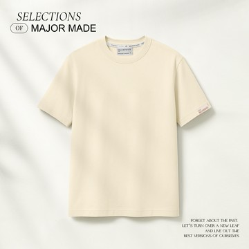 品牌織標極簡厚磅多色素T