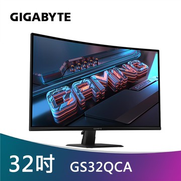 GIGABYTE技嘉 GS32QCA 32型 2K 曲面電競螢幕