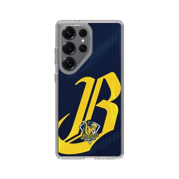 Galaxy S25 Ultra Clear 透明 - 職棒-中信兄弟 Brothers - 滿版隊徽(藏青)