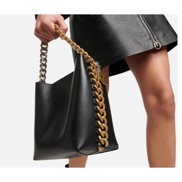 新款聚亞安原環保材質S斜挎手提女包潮意式風格單肩包英倫T大鏈條