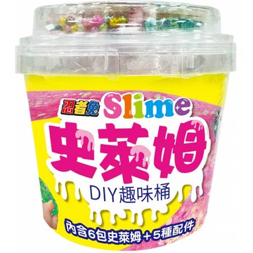 忍者兔 Slime史萊姆DIY趣味桶【內含6包史萊姆+5種配件】