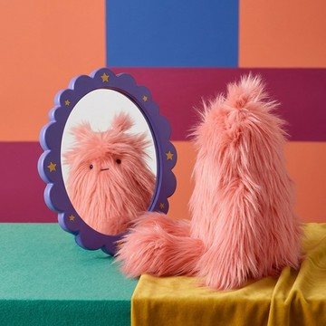 BON TON TOYS｜凸迪ECO填充玩偶-泡泡粉 40cm THE MOODS心情夥伴