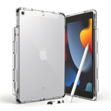 Apple iPad 7/8/9代(10.2寸) (Fusion+) 高質感保護殼 白+黃