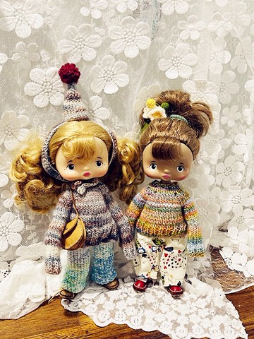 日光小巷  手織毛衣 派對帽 褲子blythe 娃衣 Holala 娃娃小布莉