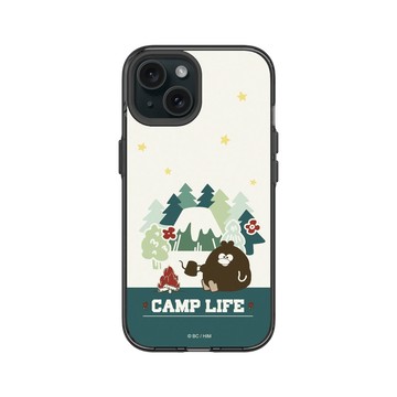 iPhone 15 Clear 酷墨灰 - 奧樂雞 Ology - CAMP LIFE
