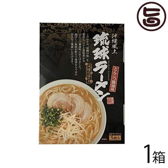 琉球ラーメン とんこつ醤油味 105g×5食スープ付×1箱 南風堂 簡単 便利 沖縄 お土産 ラーメン