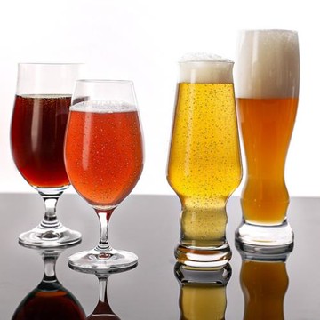 Krosno進口無鉛玻璃大號精釀啤酒杯家用威士忌杯郁金香啤酒飲料杯