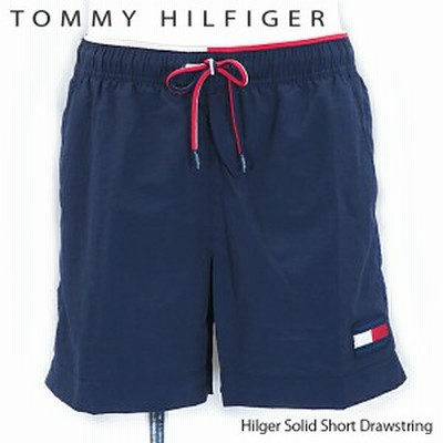 ≪返品交換不可≫TOMMY HILFIGER トミーヒルフィガー Hilger Solid Short Drawstring メンズ 水着 ビーチウェア 海パン 〔UM0UM01120〕