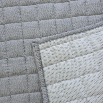 Cozamday 涼爽泡泡紗絎縫夏季床墊  黑色  110x200公分