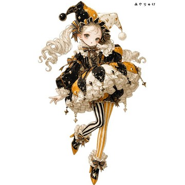 【6 月新品】07-133-0176 人物貼紙 馬戲團風格