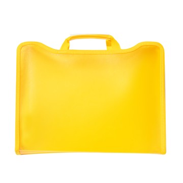 ECO Chungwoon A4 加大手提拉鍊文件包  黃色  6個