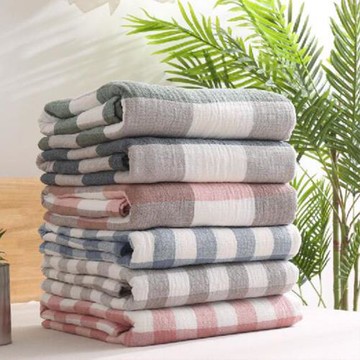 紗布毛巾被純棉毛巾毯夏季薄款小毯子辦公室午睡毯蓋毯空調被床單