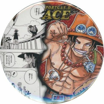 波特卡斯・D・艾斯(背景紅色)航海王One Piece收藏品徽章HEROES波特卡斯・D・艾斯