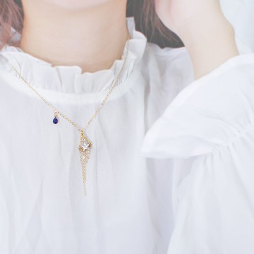 Giftest 18K鍍金 / 救恩之光 星星基督教情人節項鍊聖經N60