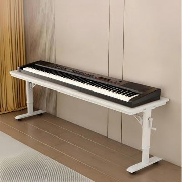 【匠俱】手搖升降桌-120*40cm(電子琴桌 電腦桌 可移動家用長條桌 簡約現代臥室靠墻窄邊桌 書桌-需DIY)