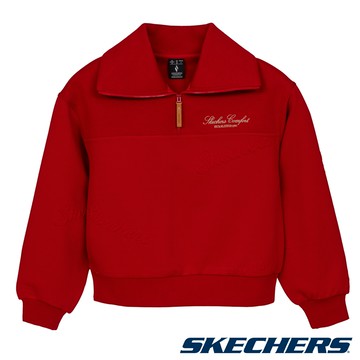 SKECHERS 女長袖衛衣(半開襟) 2026 CNY - L126W007-03LC