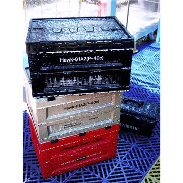 Dezòd家用折疊收納箱塑料大容量戶外露營裝飾搬家儲物車載