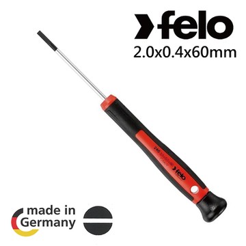 【FELO】240精密型一字起子Θ-2.0x0.4x60mm(24020150)