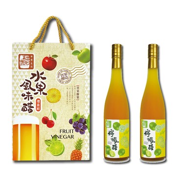 醋桶子 果醋禮盒4組(檸檬醋600mlx2/組)