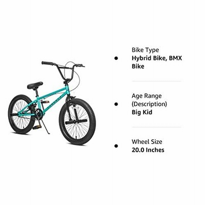 ブラウン×ピンク AVASTA 20インチ キッズ バイク フリースタイル BMX ...
