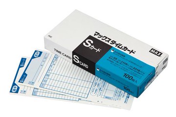 Max time card ER-S 100 sheets