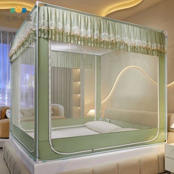 免運 蚊帳 睡簾 加厚遮光 2025新款兒童防摔蚊帳 家用臥室高級嬰兒防止掉床免安裝蒙古包全底 可開發票 全館八折 工廠現貨直銷 新品特價 h1097