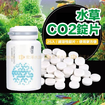 宏洋水族【水草CO2錠(散裝)25錠/包】方便使用/效果同CO2鋼瓶 ●水族批發價 ●添加二氧化碳/水草/水草缸/液肥