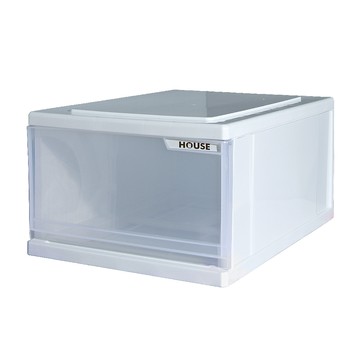 【HOUSE】白色大方塊一層收納櫃35L(3入)