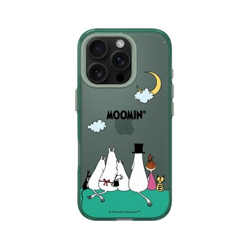 iPhone 16 Pro Clear 憂墨綠 - Moomin - Moomin-背影