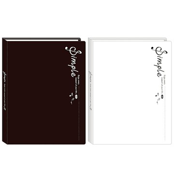 四季SEASON 不反光資料簿 A4(40入)-簡黑/簡白