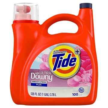 Tide 超濃縮he高效能洗衣精 添加Downy柔軟精  1個  3.78L