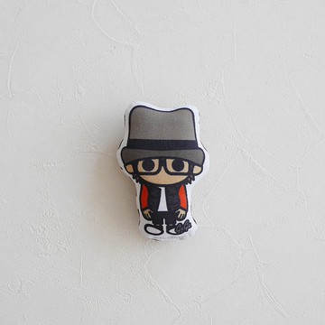 好朋友娃/磁鐵。((mg)) 休閒紳士/眼鏡