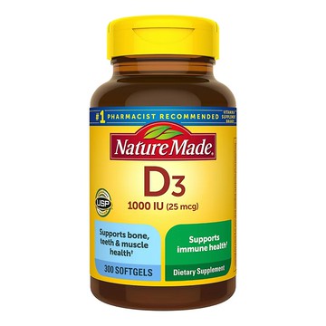 美國代購！原裝正品Nature Made維他命D3 1000IU 300粒