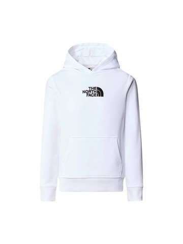 the north face b drew peak light p/o hoodie tnf white