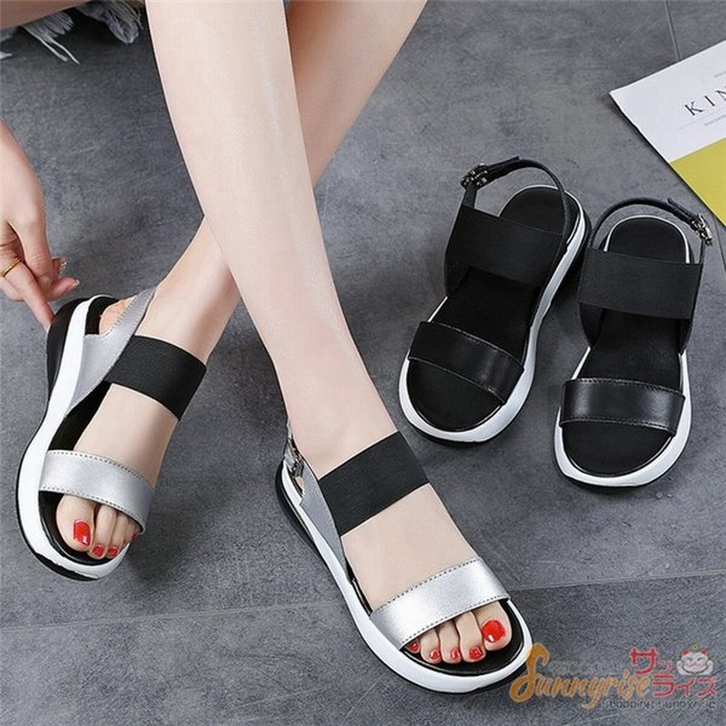 サンダル レディース スポーツサンダル プラットフォーム 痛くない サンダル レディース 履きやすい ぺたんこ 歩きやすい 夏 カジュアル 美脚サンダル 通販 Lineポイント最大0 5 Get Lineショッピング