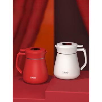 德國Nikolay陶瓷內膽老白茶燜茶壺大師溫顯保溫壺316不銹鋼悶泡壺