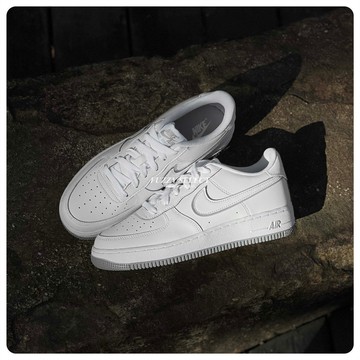 【逢甲 FUZZY】Nike Air Force 1 GS 全白 白灰 灰底 灰邊 灰框 DX5805-100