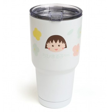 norns 櫻桃小丸子不鏽鋼酷涼杯  小花  1個  900ml