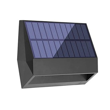 壁燈 太陽能護外壁燈外墻柵欄燈雙色景觀員林柱頭用高亮度常亮自動感應