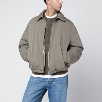 Sage padded bomber jacket
