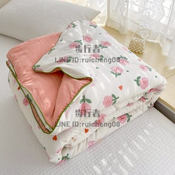 雙層紗大豆夏被空調被夏季薄被子涼被非純棉全棉冰絲夏涼被可機洗【步行者戶外生活館】