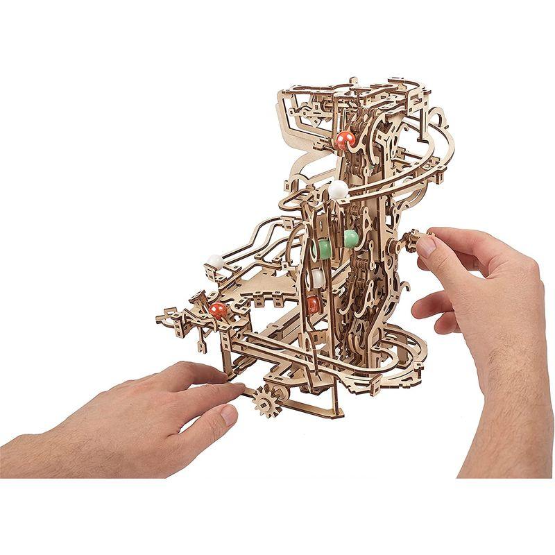 Ugears ユーギアーズ マーブルランチェーンホイスト 70156 Marble Run