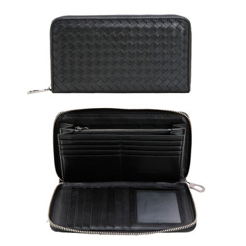 Roberta di Camerino 編織羊皮 WEBBING ㄇ型拉鍊 夾款