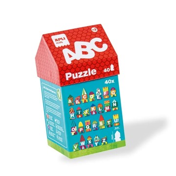 西班牙 APLI - 認識英文字母房子拼圖遊戲-0014805