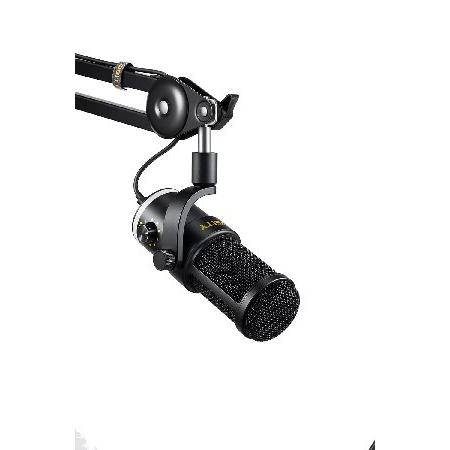 Deity VO-7U Boom Arm Kit USB Dynamic Podcast Microphone with RGB Lights for Game Podcast Stream (Black)