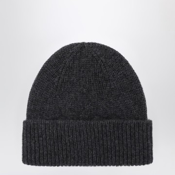 Cashmere Beanie in Anthracite Grey