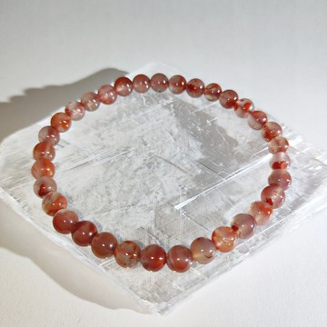 【訂製品】冰飄南紅 南紅瑪瑙 南紅 川料 6-12mm  瑪瑙 手串 天然