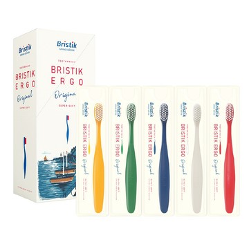 【Bristik】抗菌極細緻軟毛牙刷(一盒5入) | 韓國